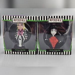 Culturefly Horror Beetlejuice And Lydia Vinyl Figure Halloween